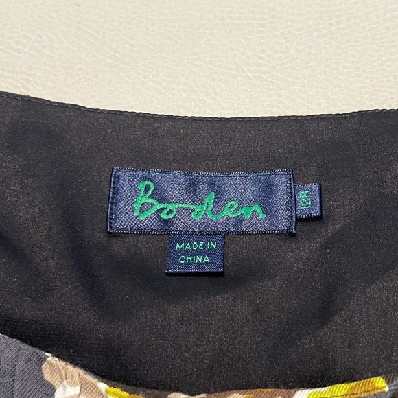 Boden Floral Viscose Short Sleeve Midi Dress Cottage Prairie BOHO Women-12-3094 - Picture 6 of 10